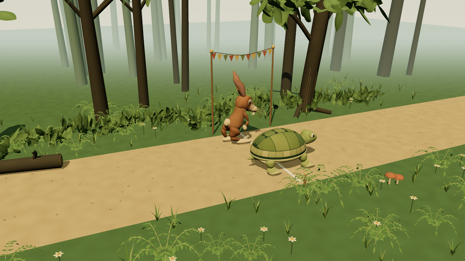 Slowly Wins the Day: captured frame from the animation