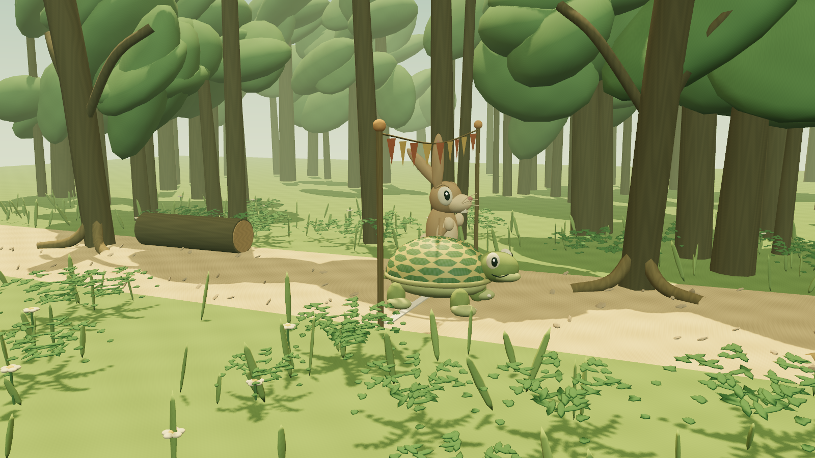 Slowly Wins the Day: captured frame from the animation
