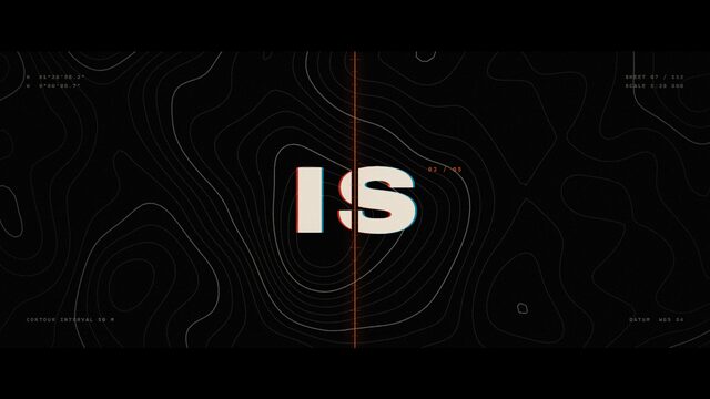 Meridian: kinetic type over contour lines