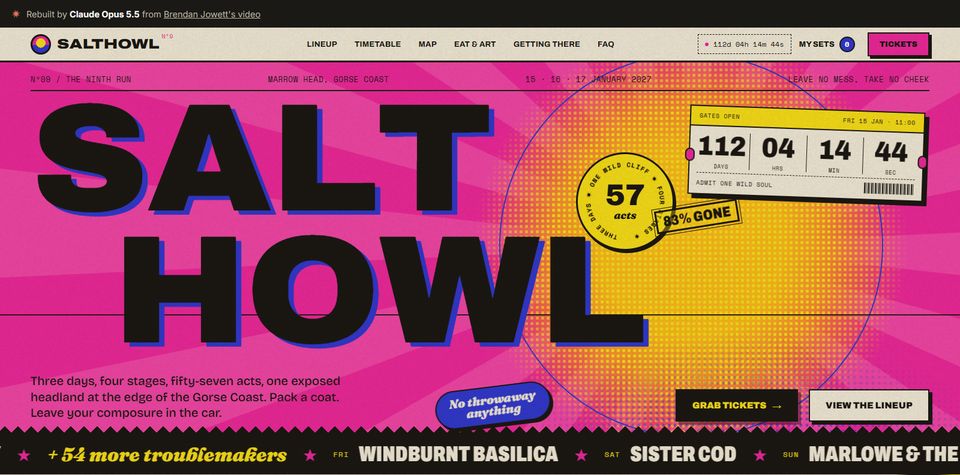 SALTHOWL, music festival