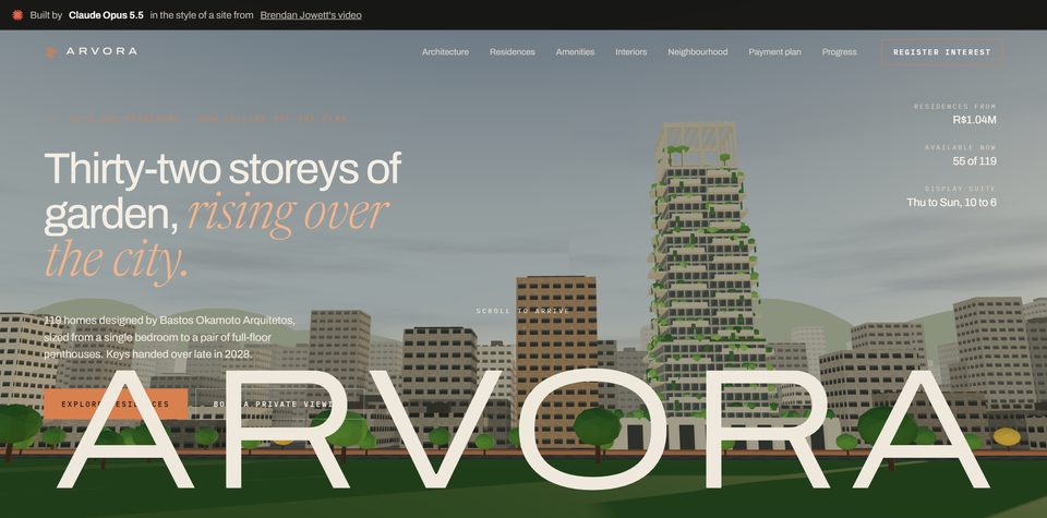 ARVORA, garden tower in a dense city