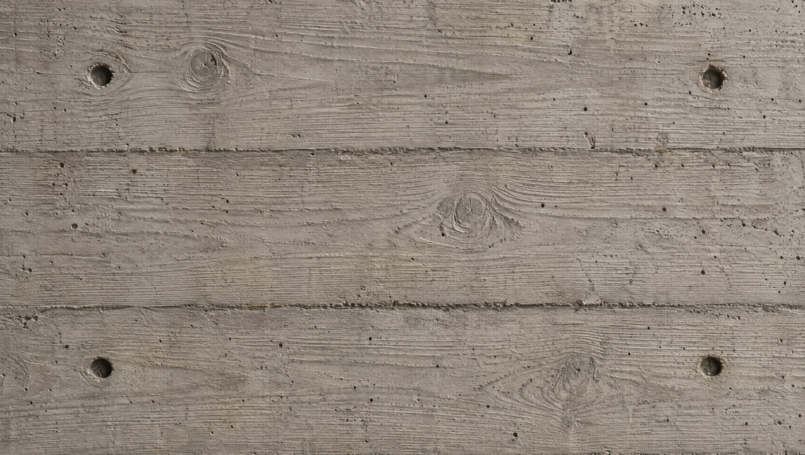 Board-formed concrete